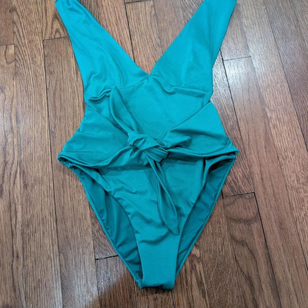 Green One-Piece Swimsuit